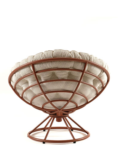 Sürton Hemdem Kiremit Ekru Döner Berjer - 5