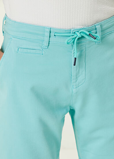 Beymen Club Mint Beli Bağcıklı Örme Şort - 4