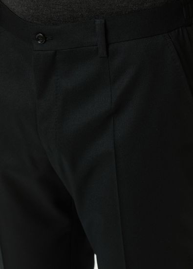 Dolce&Gabbana Black Lanyard Wool Trousers - 4