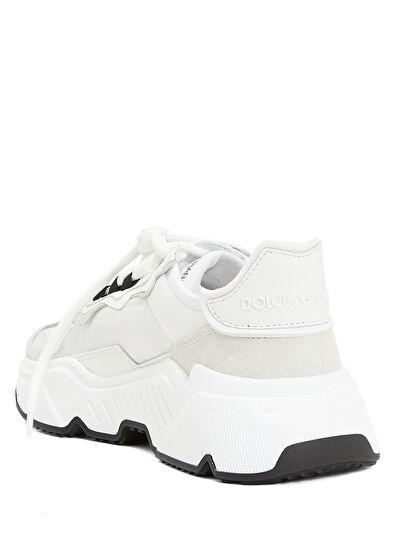 Daymaster Beyaz Kadın Deri Sneaker - Görsel 5