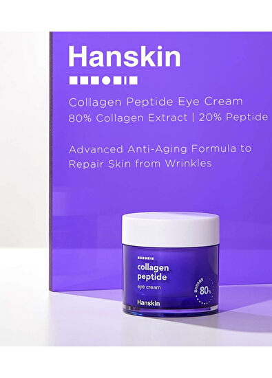 Hanskin Collagen Peptide Eye Cream Kırışıklık Karşıtı Nemlendirici Göz Çevresi Bakım Kremi 75 ml - 3