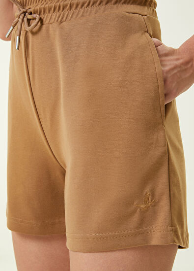 Beymen Club Vizon Beli Bağcıklı Jersey Şort - 4