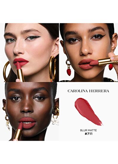 Carolina Herrera Fabulous Kiss The Lipstick Blur Matte 711 - 8