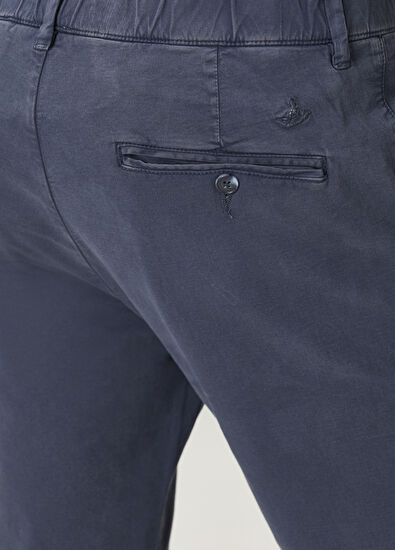 Beymen Club Navy Blue Organic Cotton Sports Pants - 5