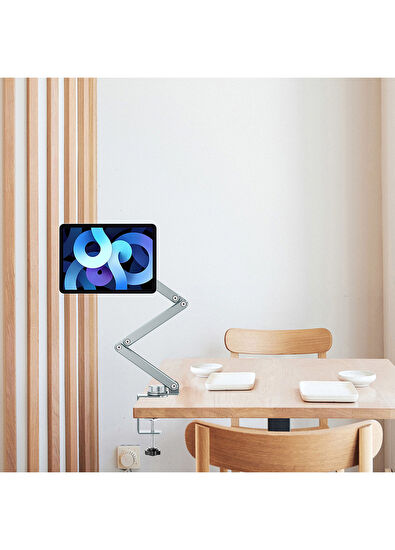 Wiwu Gri Metal Ayarlanabilir 360° Döner Telefon Tablet Tutucu Wi-ZM001  - 6