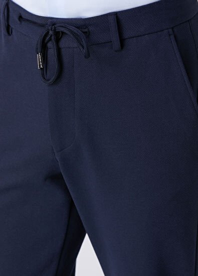Beymen Club Regular Fit Navy Blue Diagonal Sports Trousers - 4