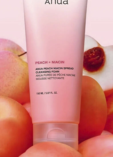 Anua Peach Niacin Spread Cleansing Foam Purifying Facial Cleansing Foam 150 ml - 5