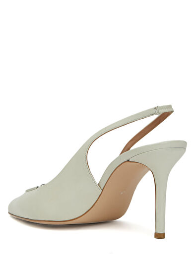 Beymen Club Ecru Leather Pump - 3