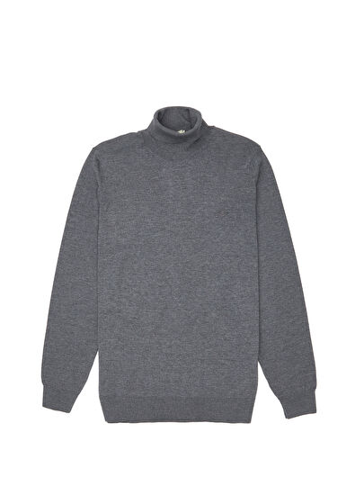 Beymen Club Gri Melanj Yün Kazak - 7