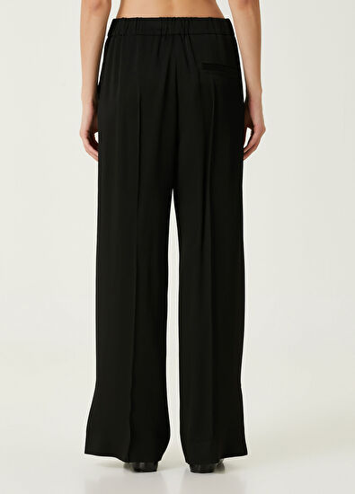 Jil Sander Siyah Wide Leg Pantolon - 5