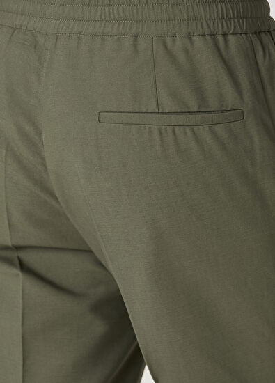 Maurizio Baldassari Haki Beli Kordonlu Pantolon - 5