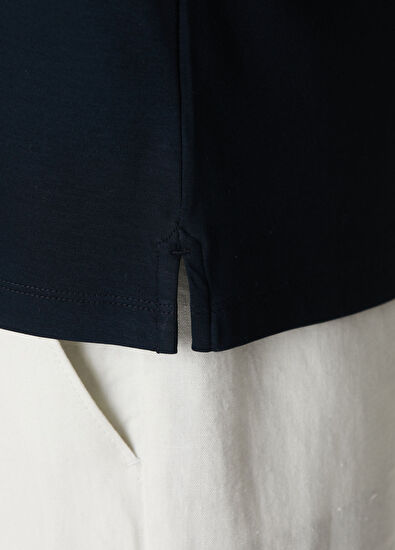 Beymen Club Comfort Fit Navy Blue Polo T-Shirt - 7