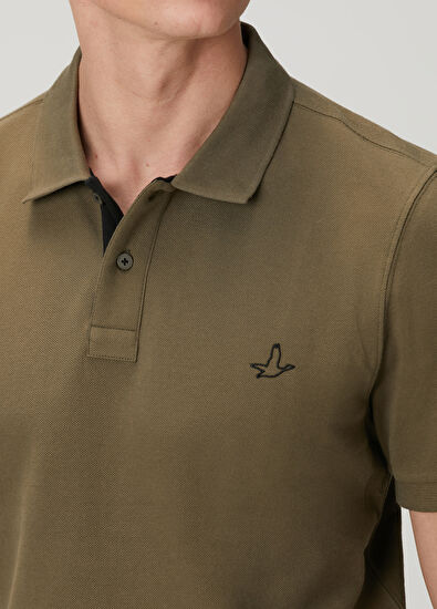 Beymen Club Comfort Fit Haki Polo Yaka T-shirt - 6
