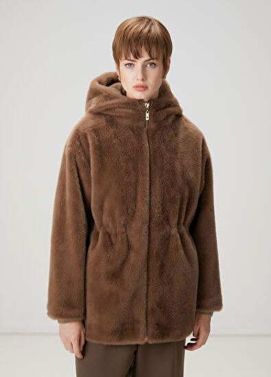 Beymen Club Vizon Kapüşonlu Mont - 5