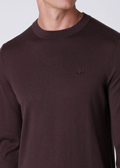 Beymen Club Brown Wool Basic Sweater - 6