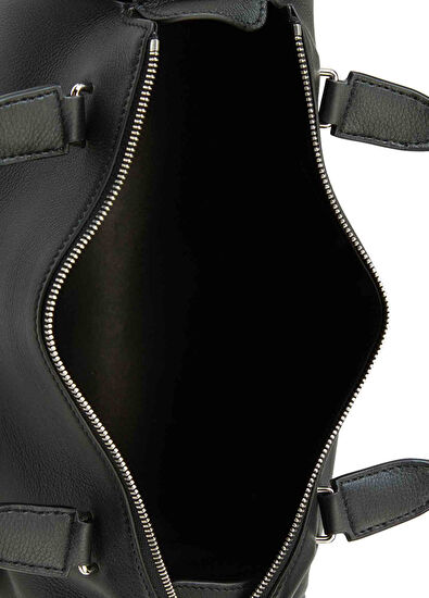 Siyah Kadın Deri Çanta - Görsel 6