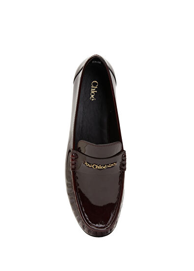 Mürdüm Kadın Deri Loafer - Görsel 5