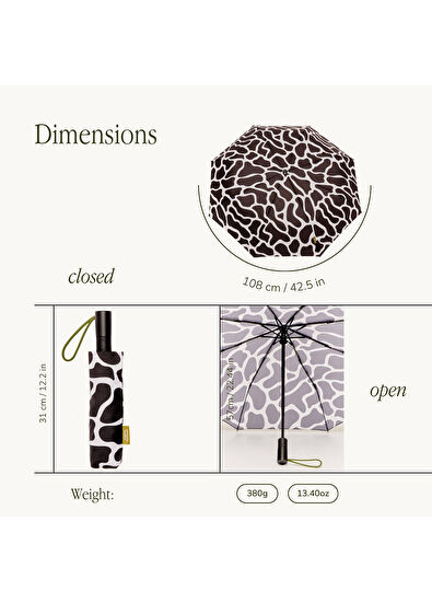 Duckhead Original Duckhead The Daily Black Ripples Automatic Umbrella - 5