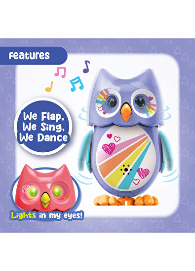 Silverlit Mini Hoot Beyaz Şarkı Söyleyen Sevimli Baykuş Oyuncak - 4