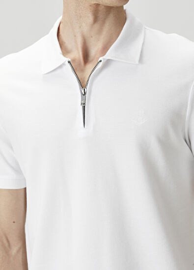 Beymen Club Beyaz Polo Yaka T-shirt - 5