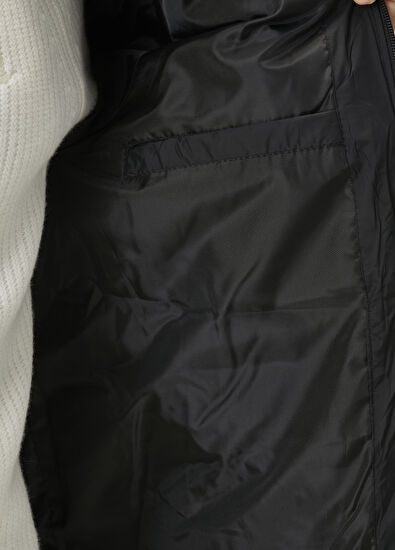 Beymen Club Black Hooded Puff Coat - 7