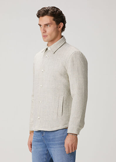 Beymen Club Ecru Outer Shirt - 4