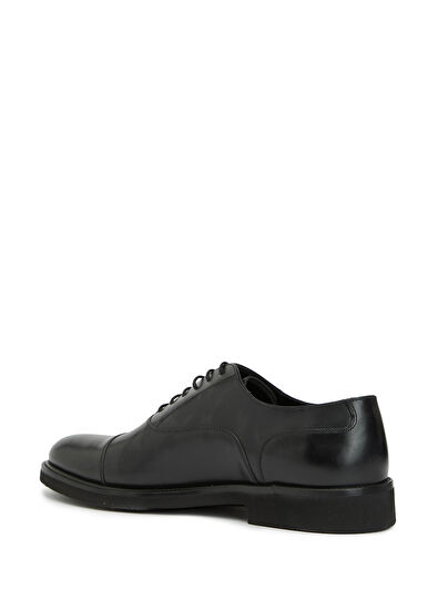 Beymen Club Siyah Bağcıklı Erkek Antik Deri Klasik Ayakkabı - 3