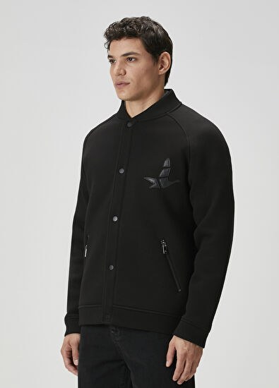 Beymen Club Black Logo Detailed Cardigan - 5