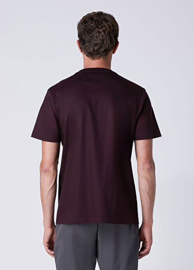 Beymen Club Regular Fit Plum Interlock Basic T-Shirt - 5