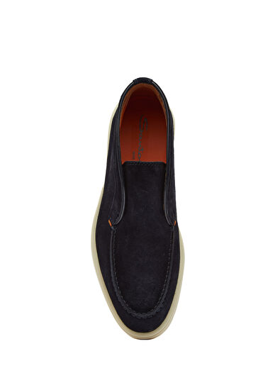 Derroit Lacivert Erkek Süet Bot - Görsel 6