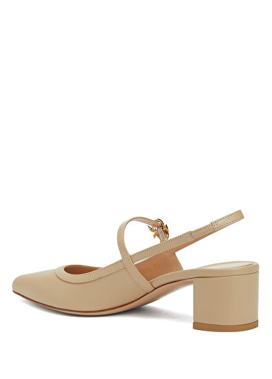 Gianvito Rossi Kum Deri Topuklu Ayakkabı - 3