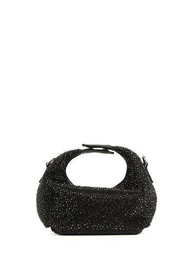 Beymen Club Siyah Drop Taşlı Kadın Deri Çanta - 4