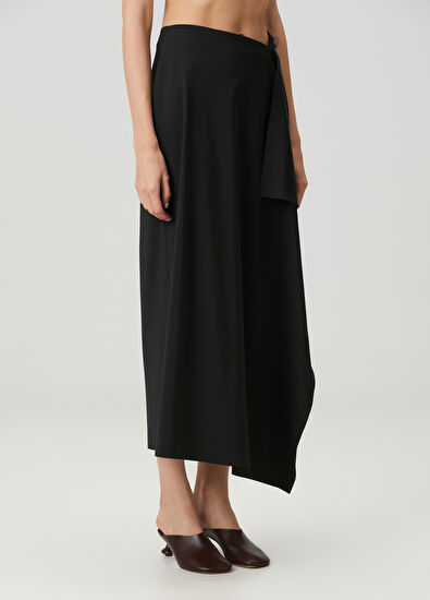 Sunnei Siyah Drapeli Asimetrik Etek - 3