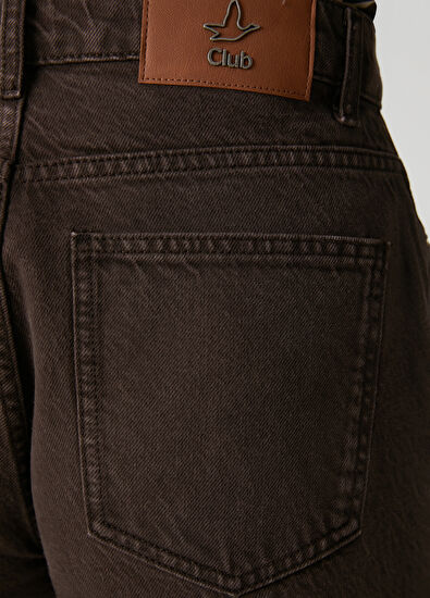 Beymen Club Kahverengi Wide Leg Jean Pantolon - 5