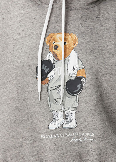 Polo Ralph Lauren Gri Baskılı Sweatshirt - 5