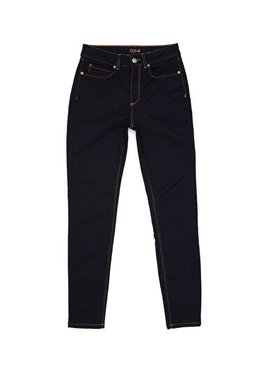 Beymen Club Skinny Fit Lacivert Organik Pamuk Jean Pantolon - 7