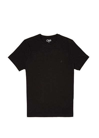 Beymen Club Regular Fit Siyah Basic T-shirt - 6