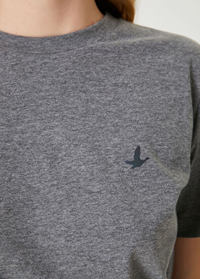 Beymen Club Gri Melanj T-shirt - 5