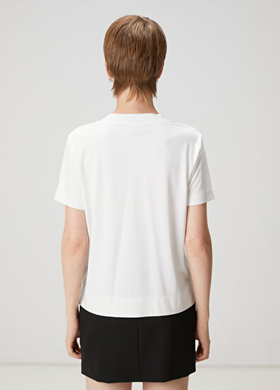 Beymen Club Beyaz Basic T-shirt - 4