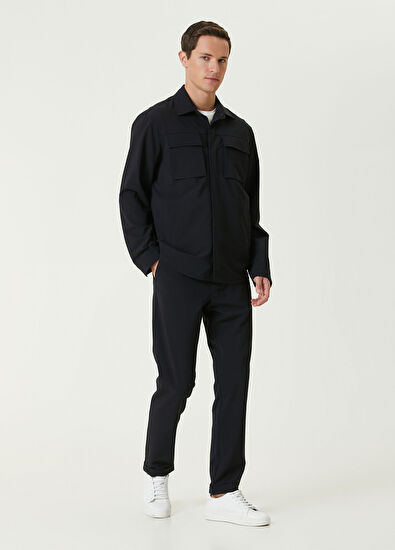 Beymen Club Lacivert Gofre Dokulu Ceket - 3