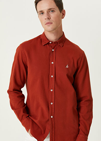 Turuncu Logolu Gömlek Beymen Club Turuncu Logolu Gömlek - 3