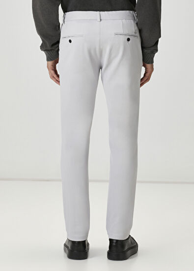 Beymen Club Light Grey Waist Corded Diagonal Sports Trousers - 3