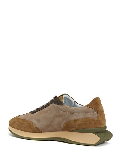 Beymen Club Camel Kaz Logolu Erkek Deri Sneaker - 3