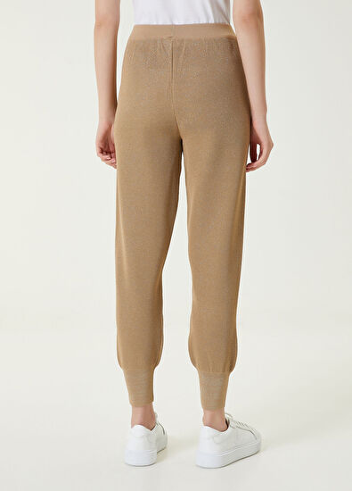 Beymen Club Bej Sim Dokulu Jogger Pantolon - 5