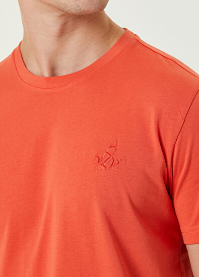 Beymen Club Nar Çiçeği Minik Parça Logolu T-shirt - 6