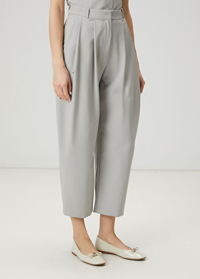 Beymen Club Aqua Green Pleated Pants - 5