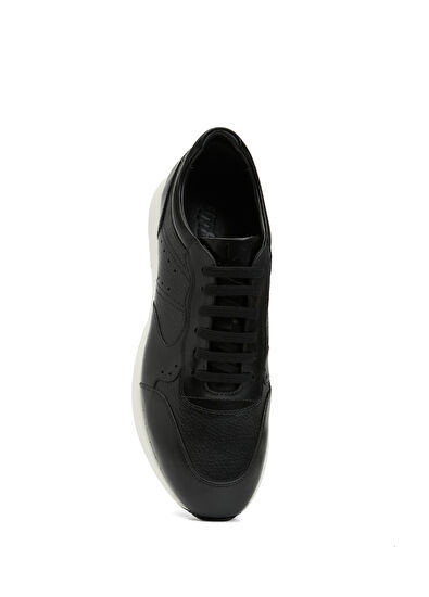 Beymen Club Siyah Erkek Deri Sneaker - 4