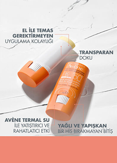 Avene EAU Thermale Stick Zones Sensible SPF 50+ Sunscreen Stick 8 g for Sensitive Areas - 6