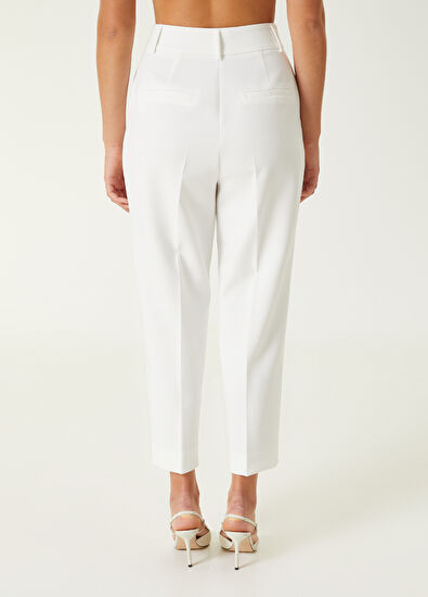 Beymen Club Beyaz Pilili Formal Pantolon - 6