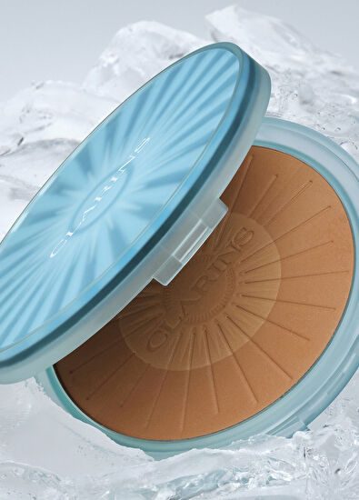Clarins Cryo Healthy-Glow Shimmering Finish Bronzer Compact Powder 18 g - 5